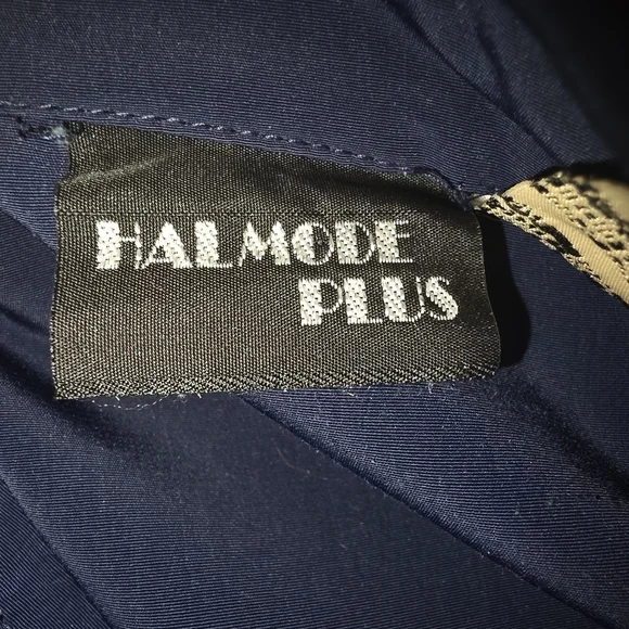 Navy Blue Belted Shirt Dress - Picture 10 of 12